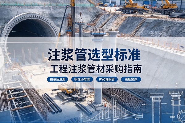 兴业注浆管选型标准
