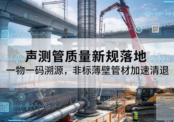 兴业声测管质量新规落地，一物一码溯源，非标薄壁管材加速清退